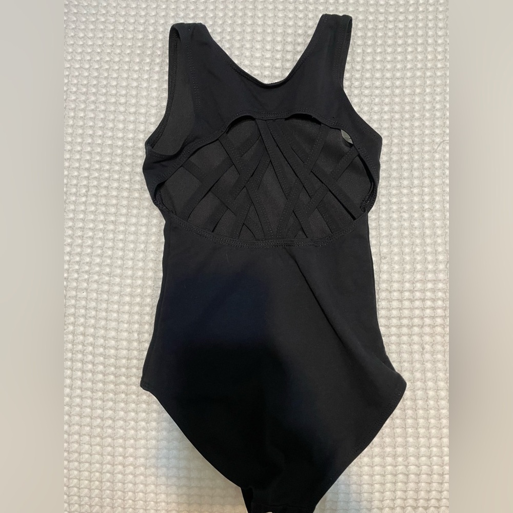 Girl’s Leotard with back Cutout Design - Size 6x-7